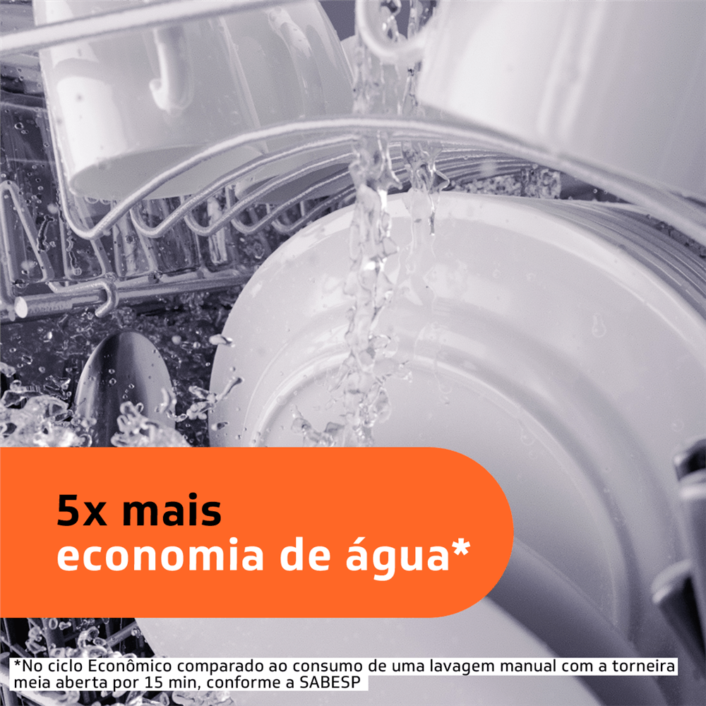 Imagem principal do módulo de diferenciais: Garante 5x mais economia de água³.