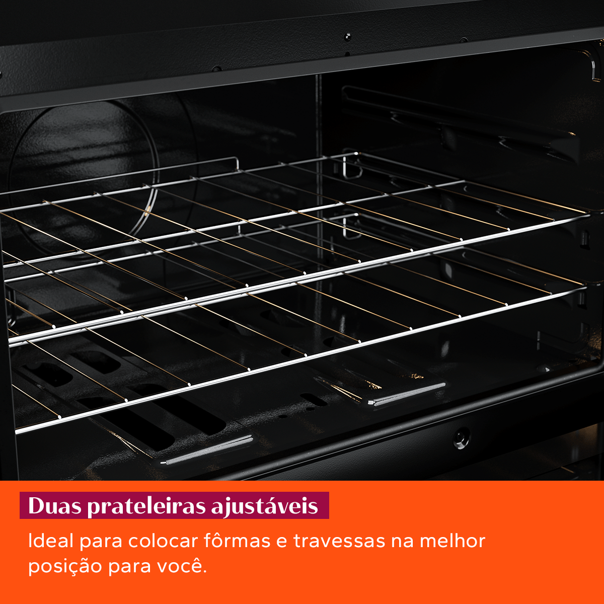 Imagem principal do módulo de diferenciais: Duas Prateleiras Ajustáveis