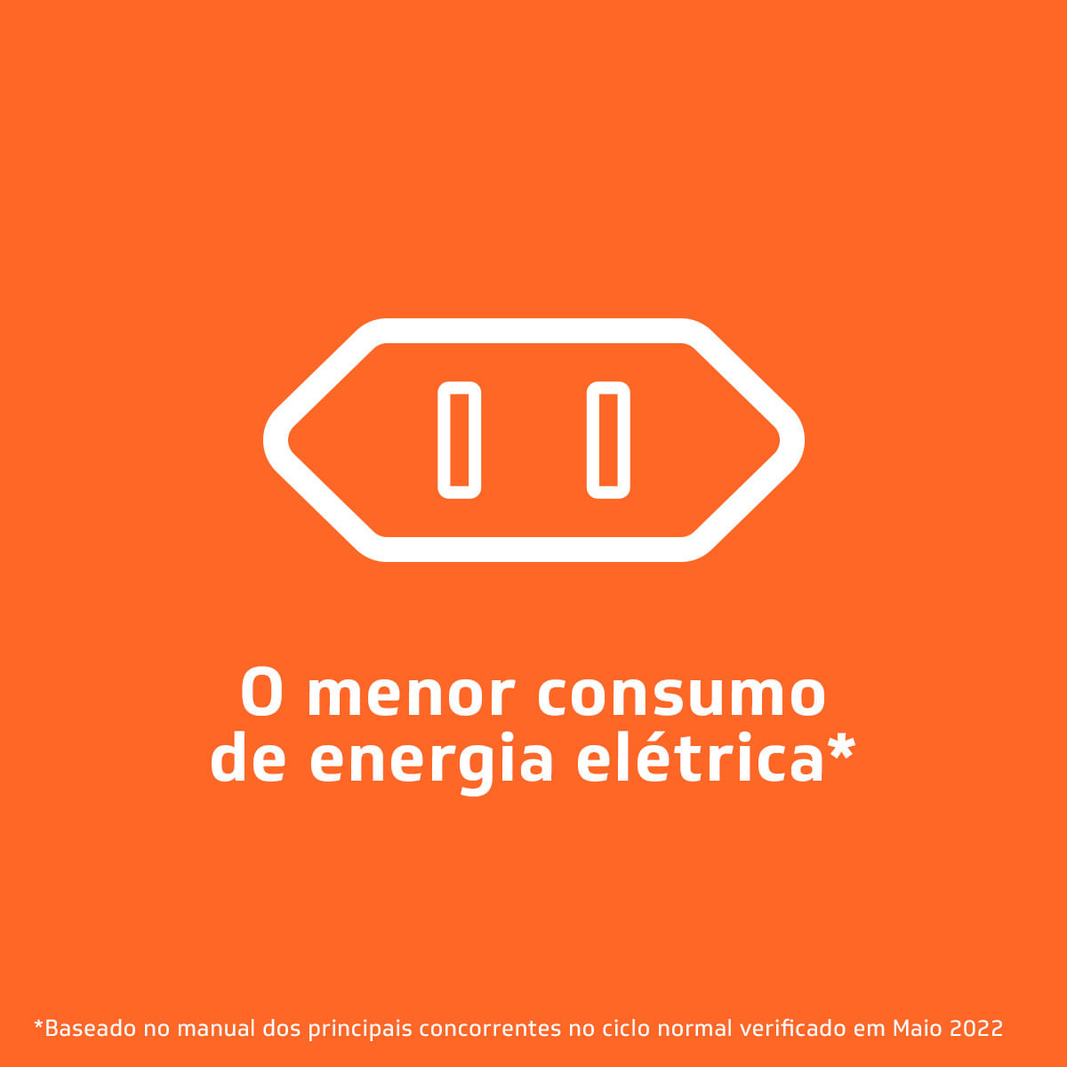 Imagem do card de diferencial: O menor consumo de energia elétrica².