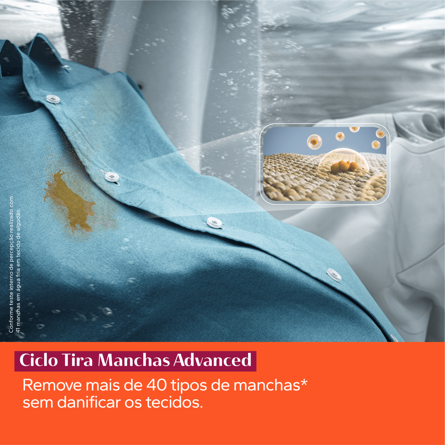 Imagem principal do módulo de diferenciais: Ciclo Tira Manchas Advanced