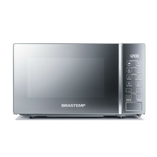 Micro-ondas Brastemp 20 Litros cor Inox Espelhado com Funções Pré-preparo   - BMS20AR