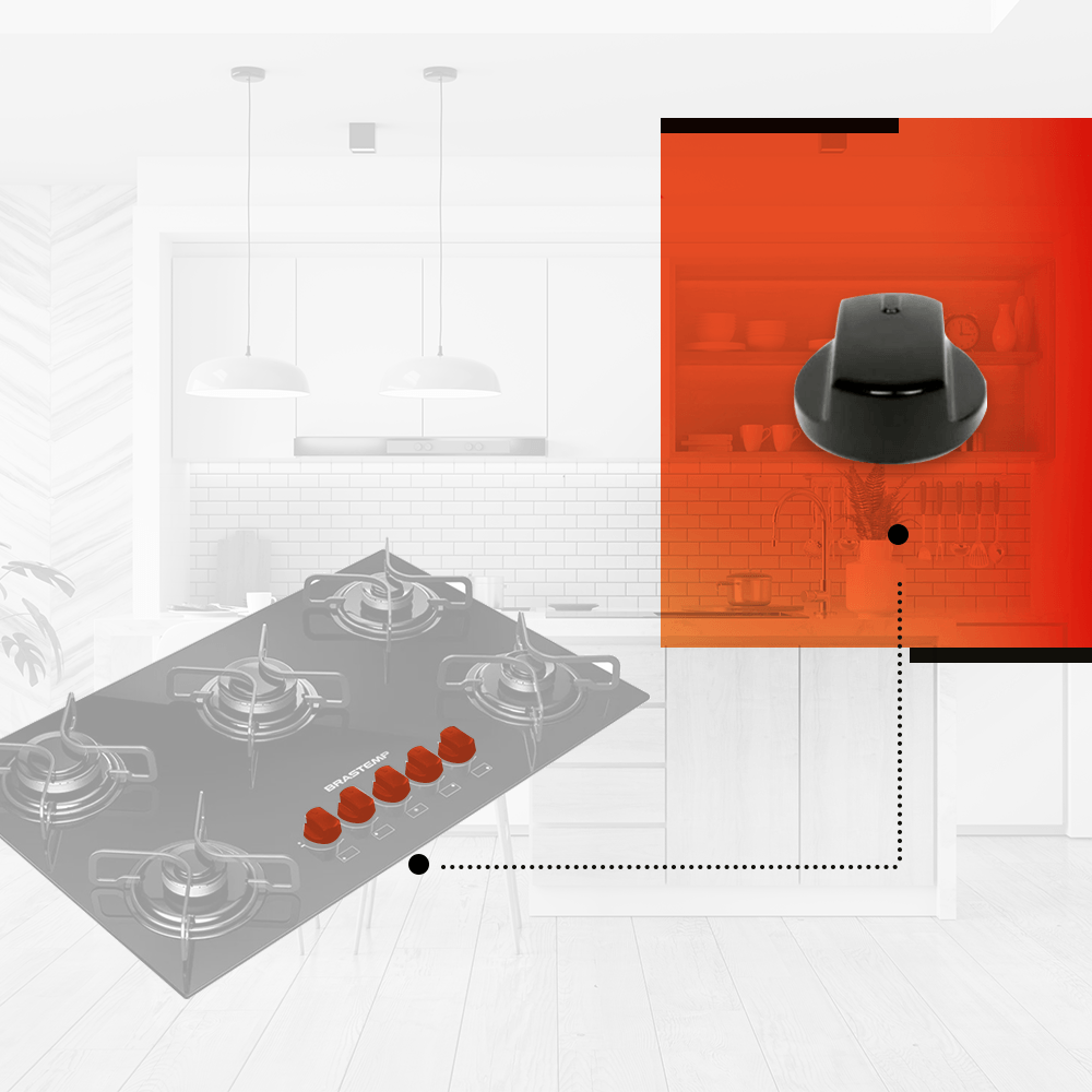 Botão para Cooktop Brastemp Brastemp