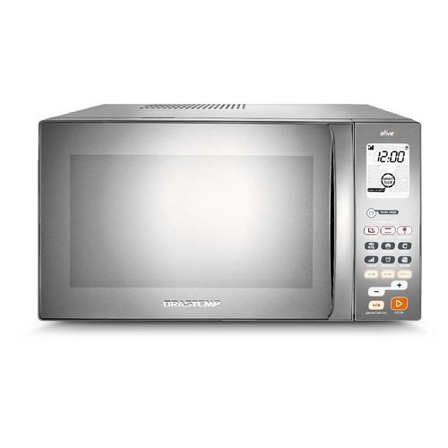 Micro-ondas Brastemp 38 Litros cor Inox Espelhado com Grill - BMJ38AR