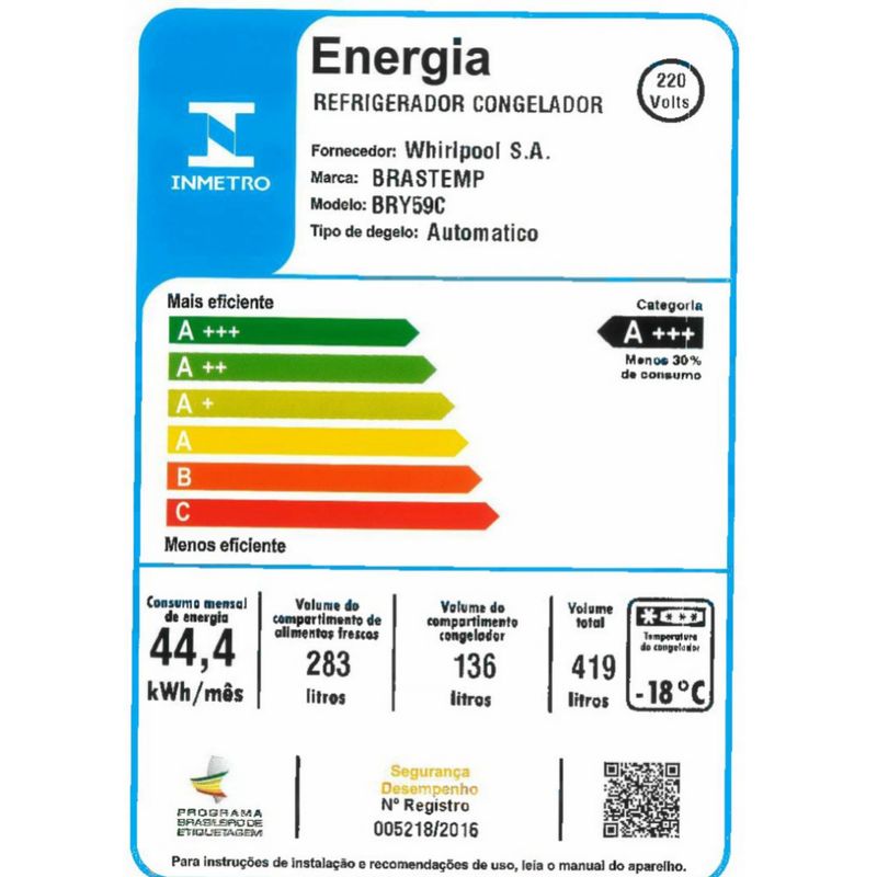 Brastemp_Geladeira_BRY59CK_Selo_Inmetro_220V