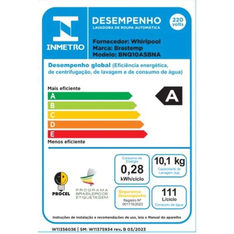 Brastemp_Lava_Seca_BNQ10AS_Selo_Inmetro_220v