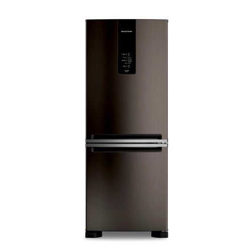 Geladeira Brastemp Eclipse Collection Frost Free Inverse A+++ 447 litros cor Black Inox com Smart Flow e Fresh Box - BRE57FE