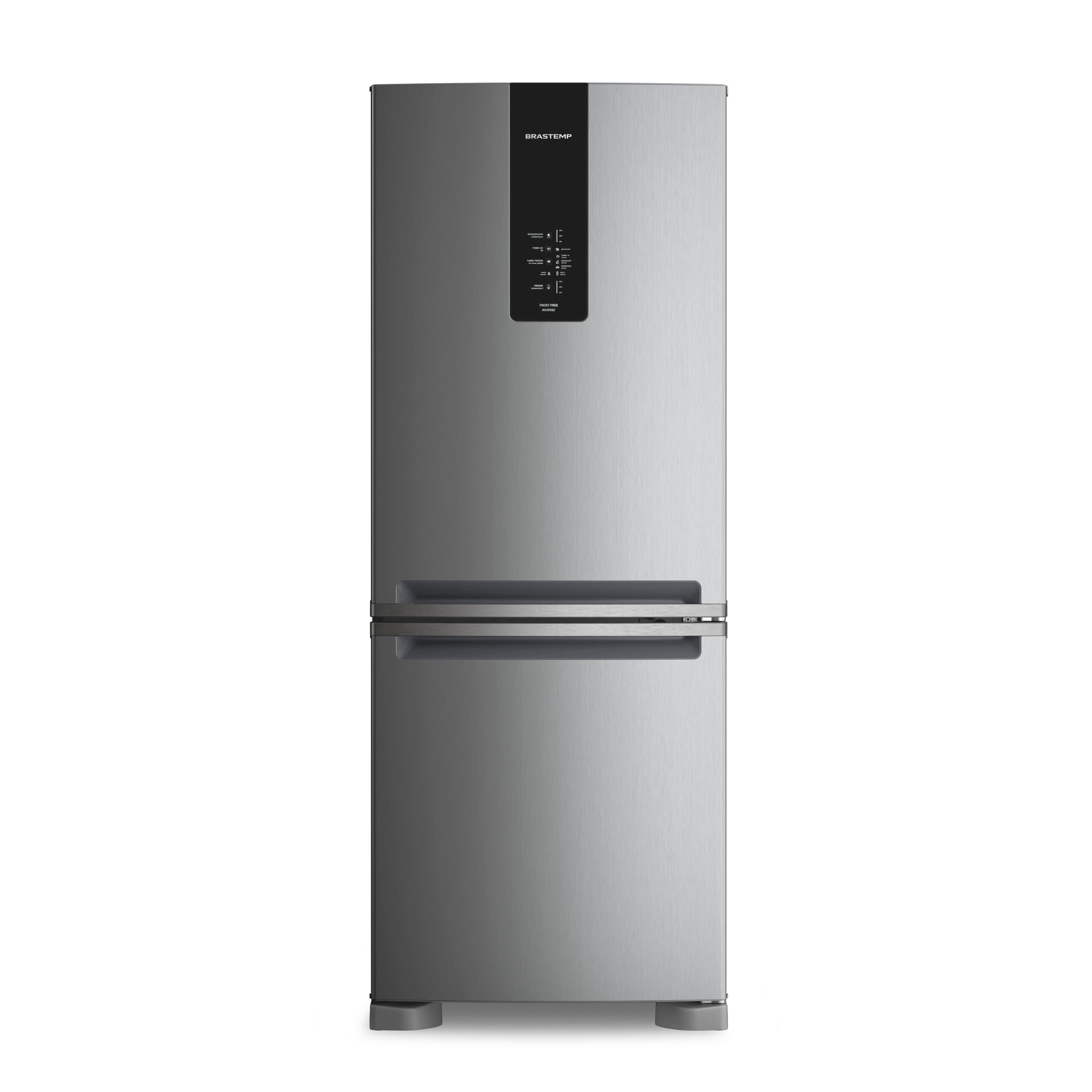 Geladeira/refrigerador 447 Litros 2 Portas Inox - Brastemp - 220v - Bre57fkbna
