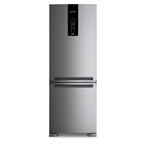 Geladeira Brastemp Frost Free Inverse A+++ 461 litros cor Inox com tecnologia Inverter e Freeze Control Advanced - BRE59FK