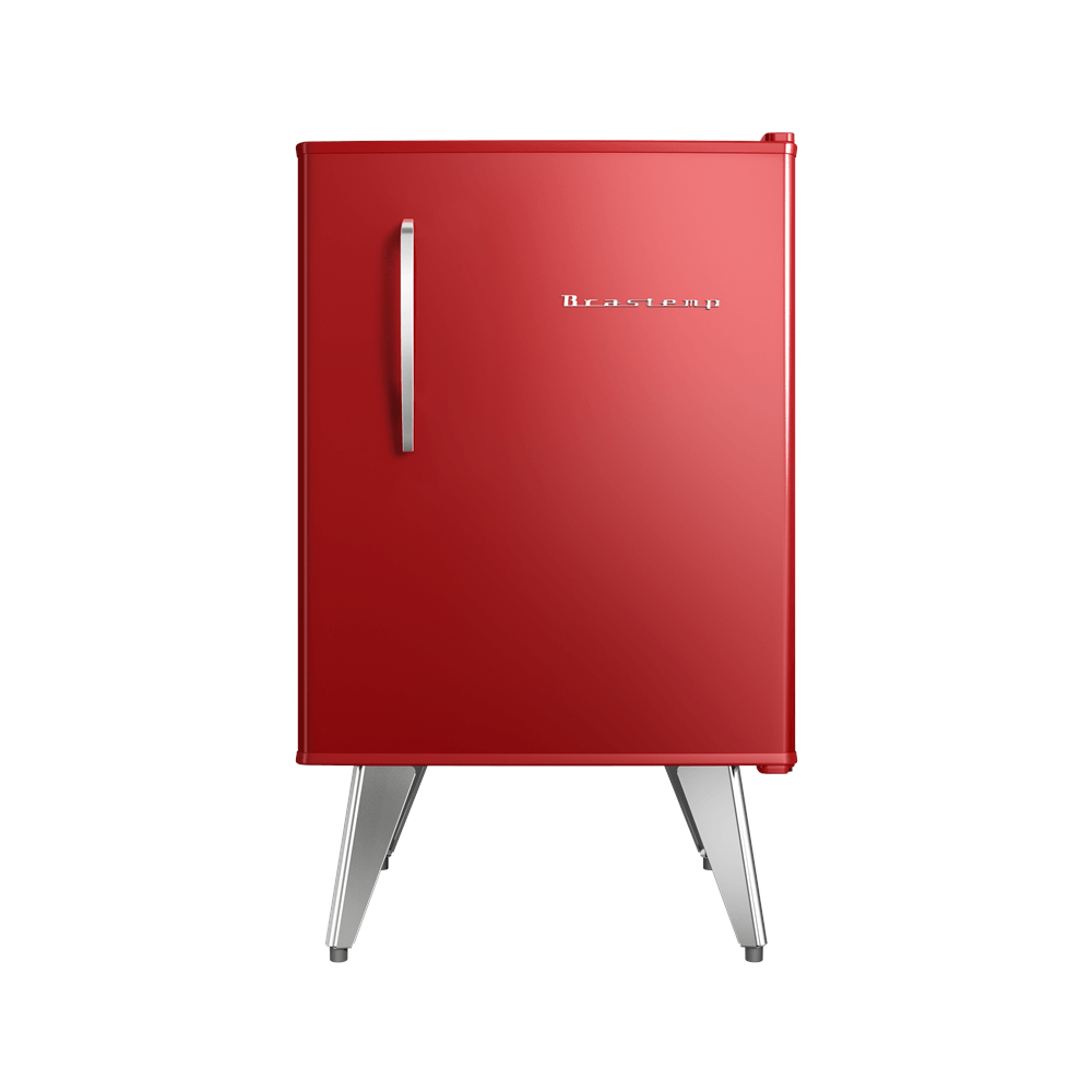 Geladeira/refrigerador 76 Litros 1 Portas Classic Red Retrô - Brastemp - 220v - Bra08hv
