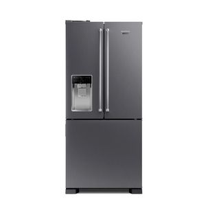 Geladeira Brastemp Gourmand Frost Free French Door Água e Gelo na Porta 515 litros Cor inox - BRH86AR