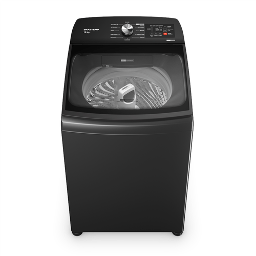 Máquina de Lavar Brastemp 16kg Cinza Platinum com Tecnologia Flex Wash e Ciclo Tira Manchas Advanced