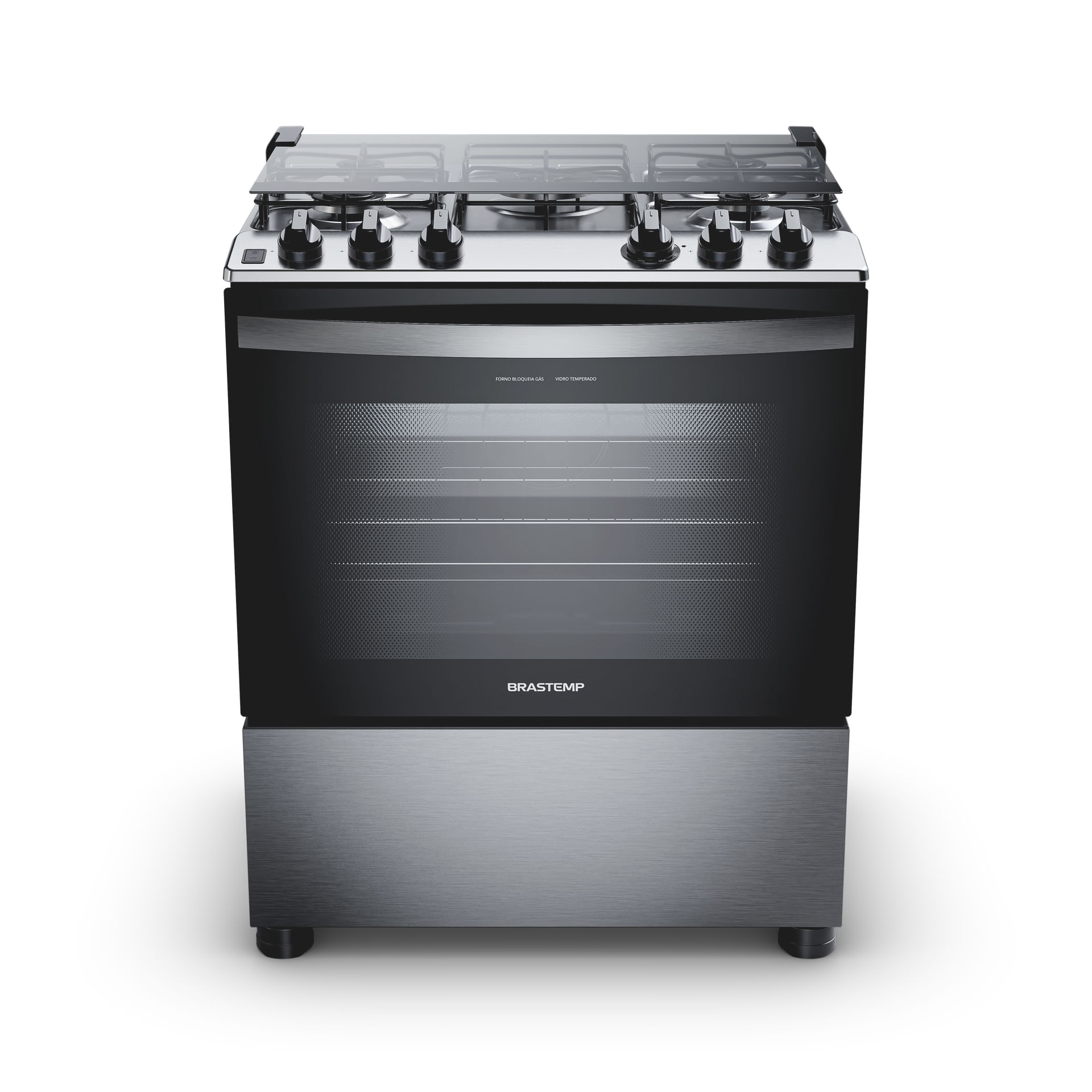 Menor preço em Fogão Brastemp 5 Bocas Cor Inox Com Turbo Chama - BFS5GDR