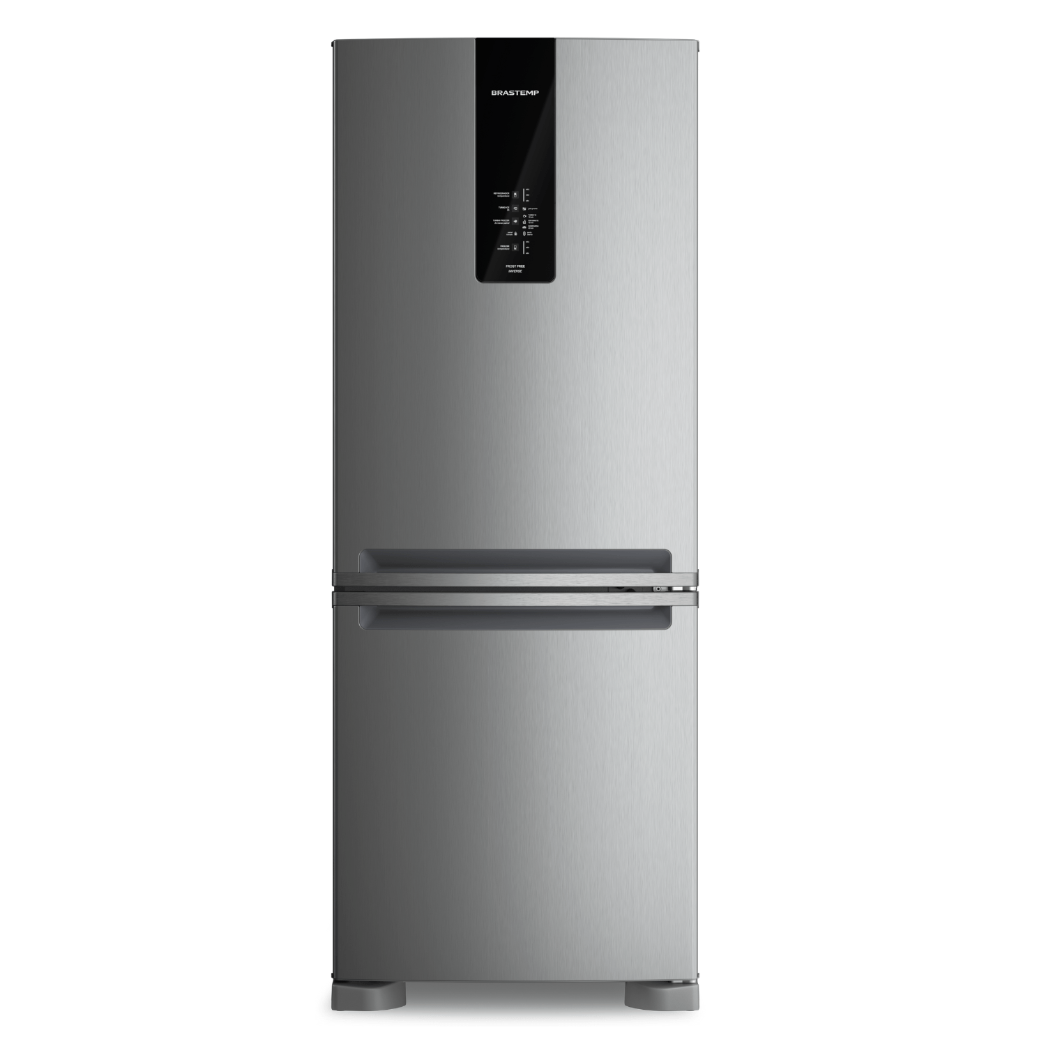 Geladeira Frost Free Brastemp Inverse 447 Litros Inox - BRE57FK • 110V