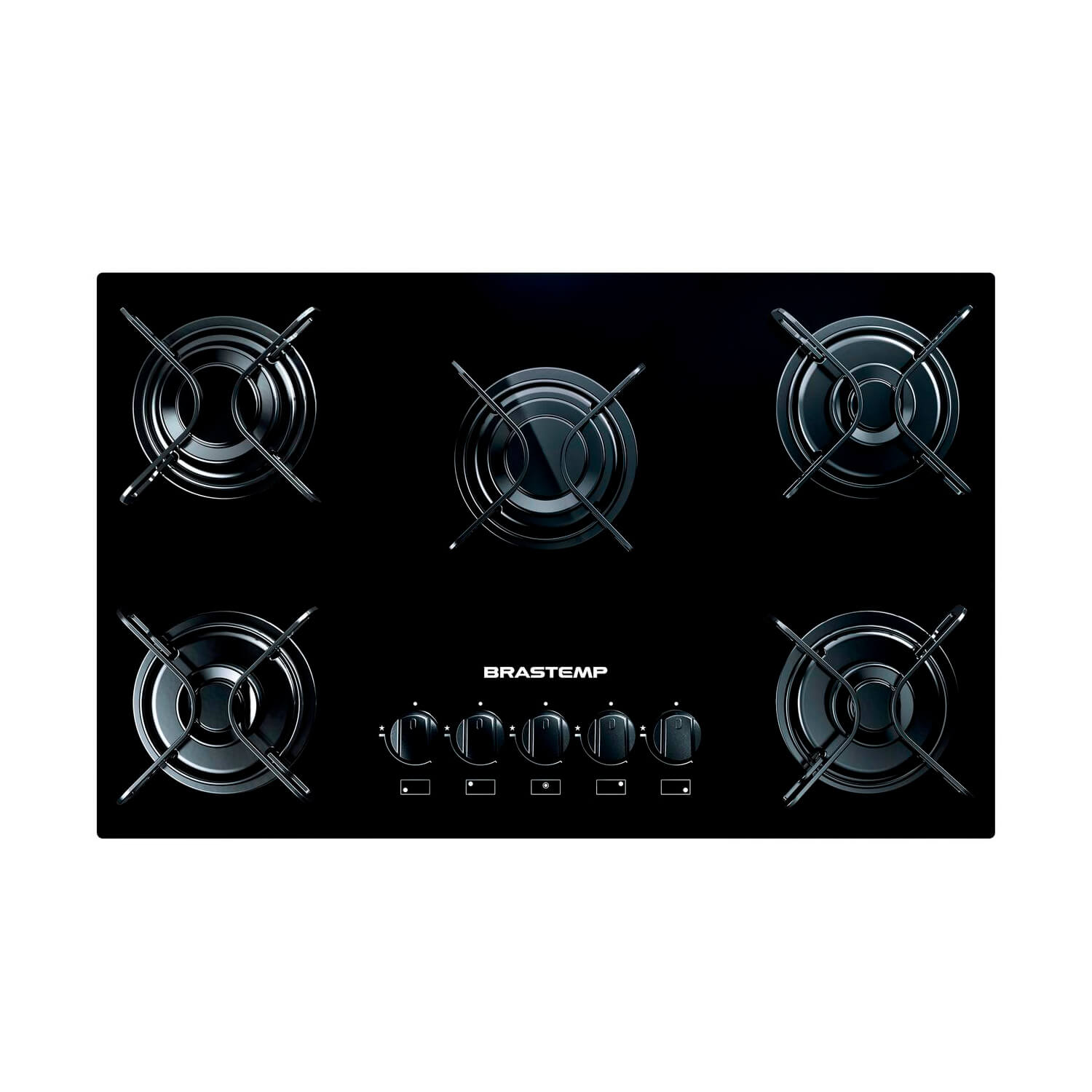 Cooktop 5 bocas Brastemp com grades piatina e acendimento automático - BDD75AE é boa?