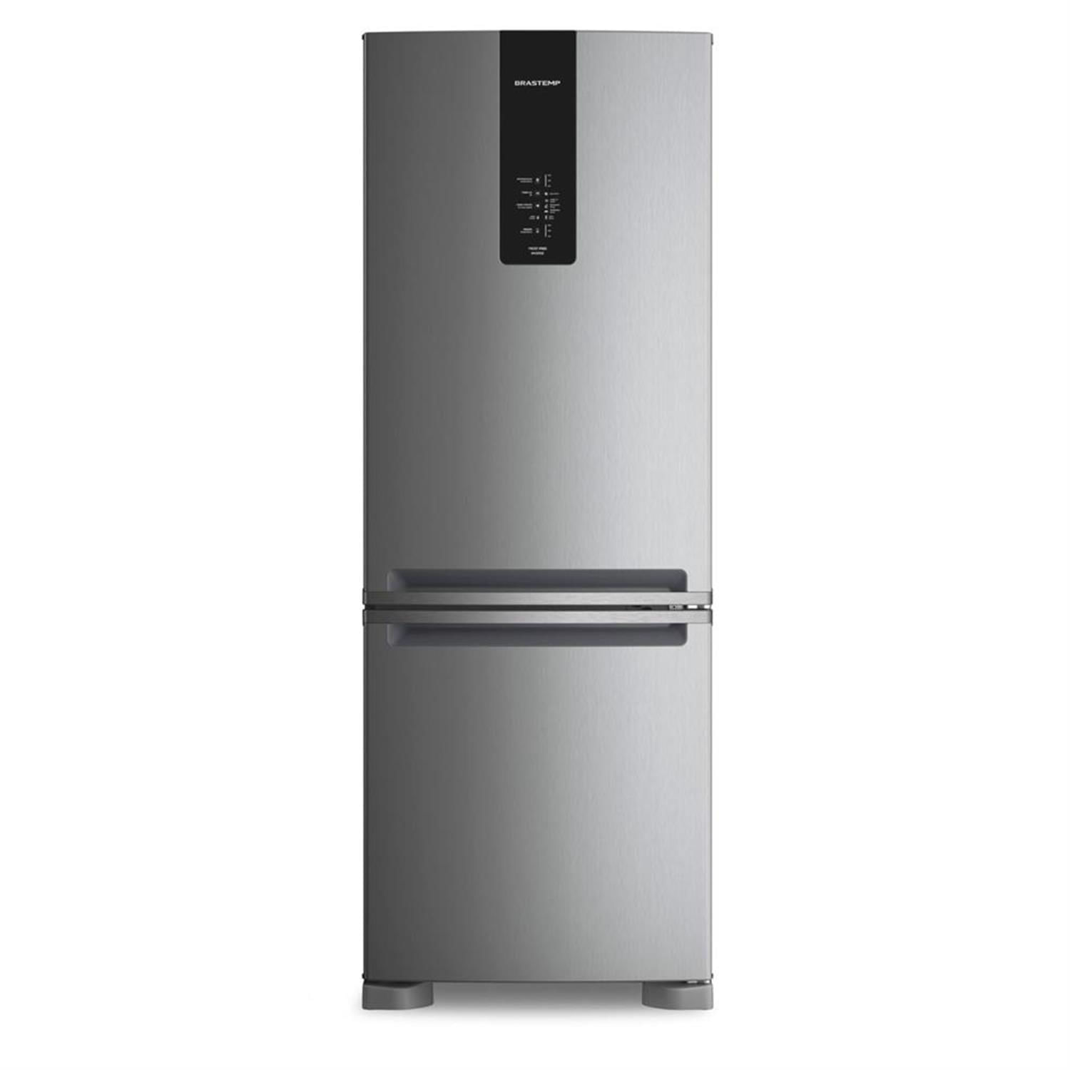 Geladeira Brastemp Frost Free Inverse A+++ 479 litros cor Inox com Super Capacidade e Smar...