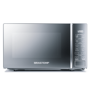 Micro-ondas Brastemp 20 Litros cor Inox Espelhado com Funções Pré-preparo - BMS20AR