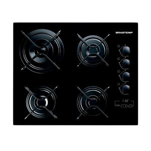 Cooktop 4 Bocas Brastemp com Duplachama e Timer Touch - BDT62AE