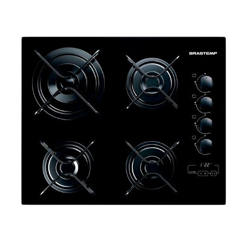 Cooktop 4 Bocas Brastemp com Duplachama e Timer Touch - BDT62AE