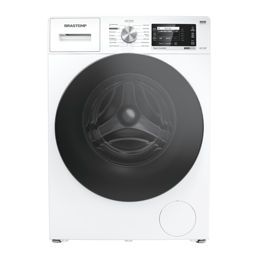 Lava e Seca Brastemp 10Kg/6Kg Branca com Smart Sensor e Triplo Vapor - BNC10AB