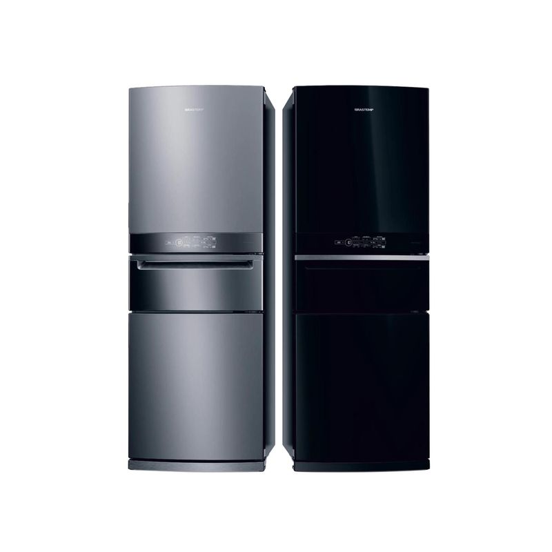 Geladeira Brastemp Inverse 3 Frost Free 419 Litros Cor Inox
