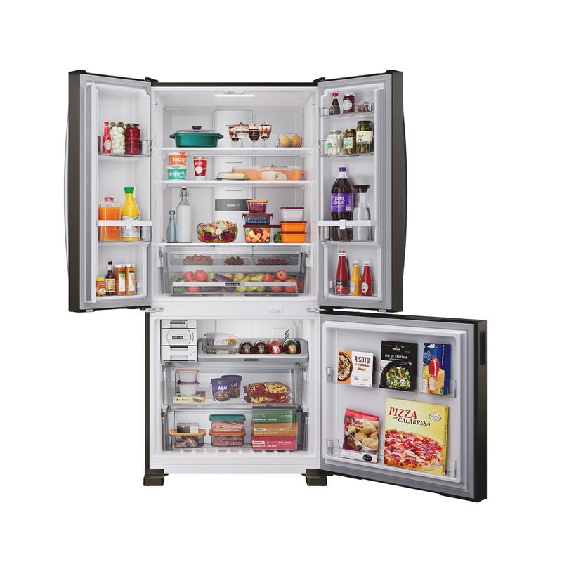 Geladeira Frost Free French Door 3 Portas Preta Brastemp - Brastemp