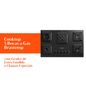Cooktop Brastemp 5 Bocas a Gás, Grades de Ferro Fundido e Chamas Especiais - BDS75AE