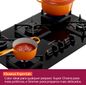 Cooktop Brastemp 5 Bocas a Gás, Grades de Ferro Fundido e Chamas Especiais - BDS75AE
