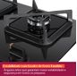 Cooktop Brastemp 5 Bocas a Gás, Grades de Ferro Fundido e Chamas Especiais - BDS75AE