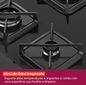 Cooktop Brastemp 5 Bocas a Gás, Grades de Ferro Fundido e Chamas Especiais - BDS75AE