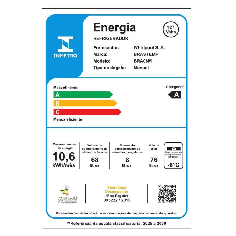 Combo Geladeira Inteligente B= Smart Brastemp Frost Free Inverse 500L + Frigobar Brastemp Retrô 76L Classic Black (BRE66AB + BRA08ME) - B66A_B8ME_CJ-1774969023286