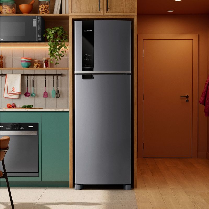 Geladeira Brastemp Frost Free Duplex 415 Litros Inox - BRM52MK-1776364182190