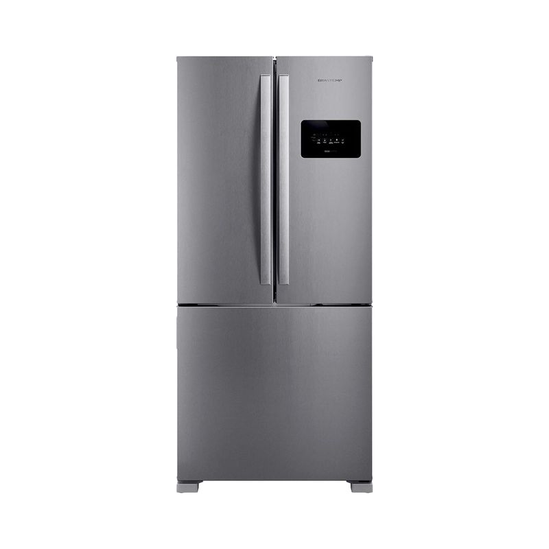 Combo Geladeira French Door 3 Portas 559L Cor Inox + Adega 12 Garrafas Cor Preta Brastemp (BRO85MK + BZC12BE) - B8MK_BZC1_CJ-1786122262662