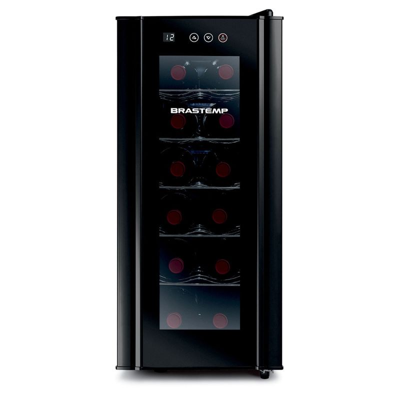 Combo Geladeira French Door 3 Portas 559L Cor Inox + Adega 12 Garrafas Cor Preta Brastemp (BRO85MK + BZC12BE) - B8MK_BZC1_CJ-1786123270000