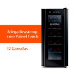 Combo Geladeira French Door 3 Portas 559L Cor Inox + Adega 12 Garrafas Cor Preta Brastemp (BRO85MK + BZC12BE) - B8MK_BZC1_CJ-1786123363791