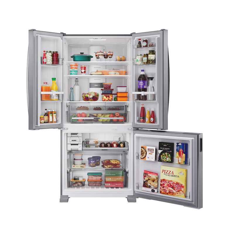 Combo Geladeira French Door 3 Portas 559L Cor Inox + Adega 12 Garrafas Cor Preta Brastemp (BRO85MK + BZC12BE) - B8MK_BZC1_CJ-1786123404156