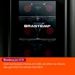 Combo Geladeira French Door 3 Portas 559L Cor Inox + Adega 12 Garrafas Cor Preta Brastemp (BRO85MK + BZC12BE) - B8MK_BZC1_CJ-1786123450201