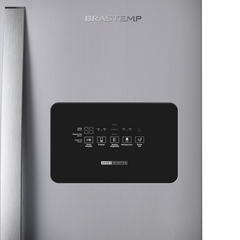 Combo Geladeira French Door 3 Portas 559L Cor Inox + Adega 12 Garrafas Cor Preta Brastemp (BRO85MK + BZC12BE) - B8MK_BZC1_CJ-1786123458417