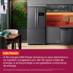 Combo Geladeira French Door 3 Portas 559L Cor Inox + Adega 12 Garrafas Cor Preta Brastemp (BRO85MK + BZC12BE) - B8MK_BZC1_CJ-1786123581149