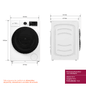 Lava e Seca Brastemp 14Kg/8Kg Branca com Lavagem e Secagem Inteligentes B= Smart - BNO14AB