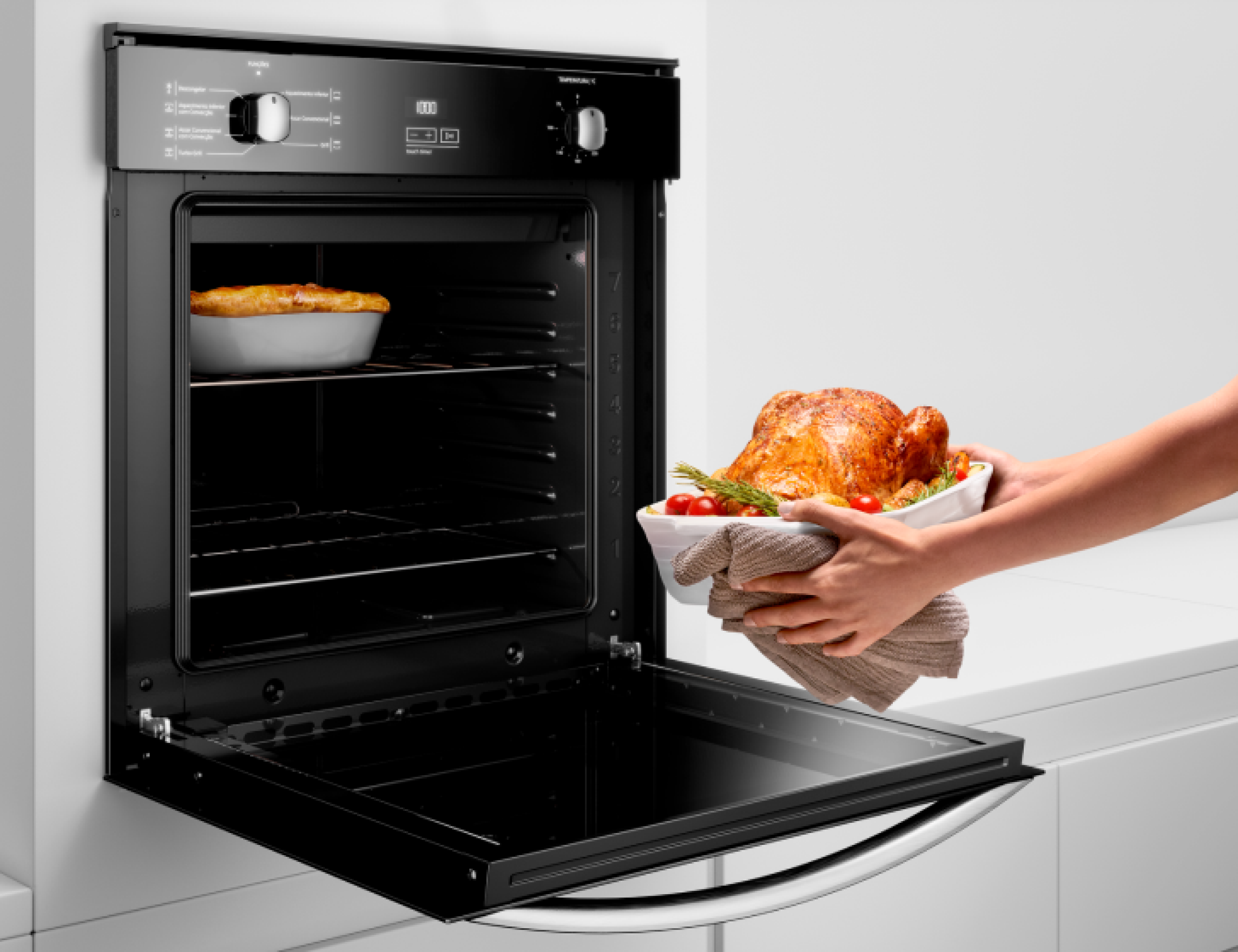 Linha de embutir Brastemp Cooktops, Fornos, Coifas e mais